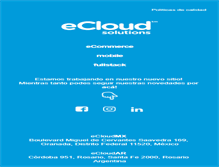 Tablet Screenshot of ecloudsolutions.com